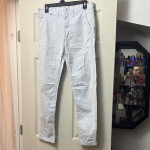 Denim & Flower Silver Chinos Relaxed Fit